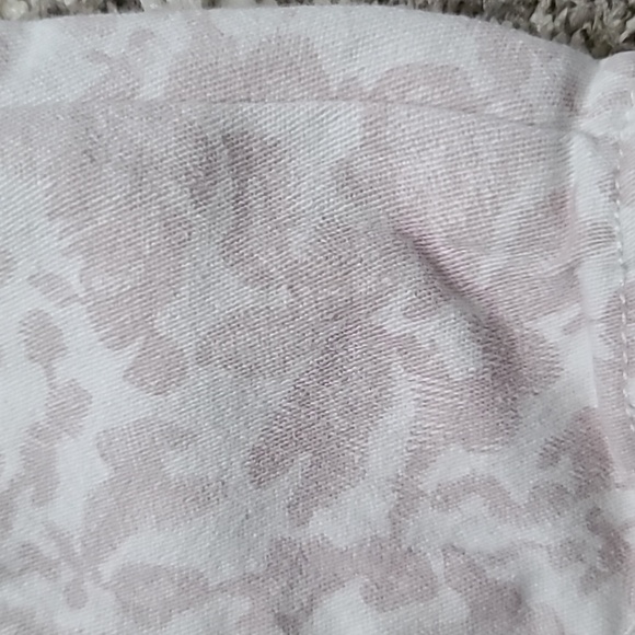 4 for $28 - 7 for all Mankind - Girls 18m Pink & White Jeans - Picture 3 of 6